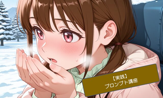 お姉さんを練習台として、ストーリーで学ぶ！【実践】！プロンプト講座